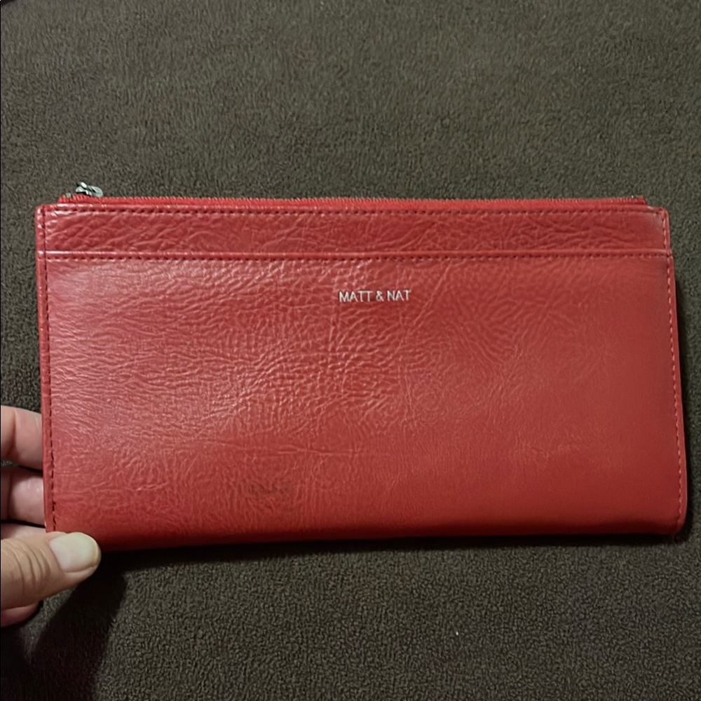 Matt & Nat Vibrant Red Clutch